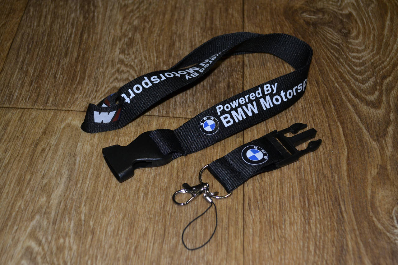 

Шнурок на шею для ключей BMW Motorsport черный