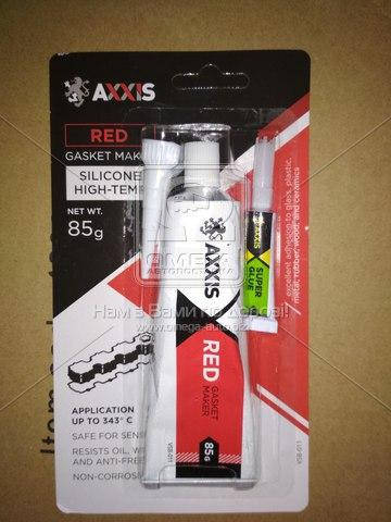 

Герметик прокладок красный + клей в подарок AXXIS 85гр VSB-011