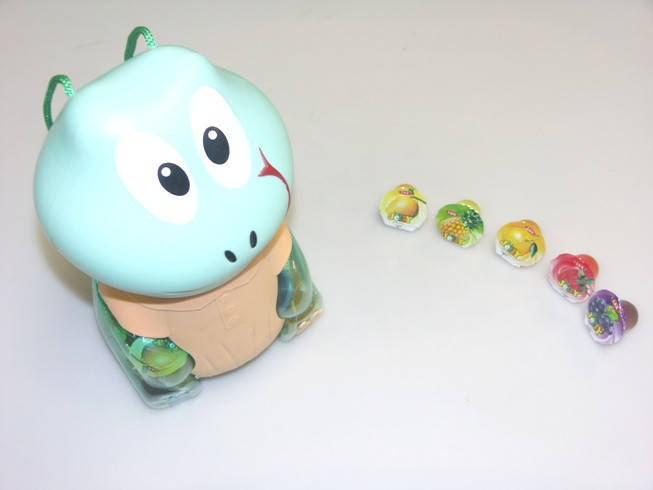 

Фруктовое желе в копилке животные