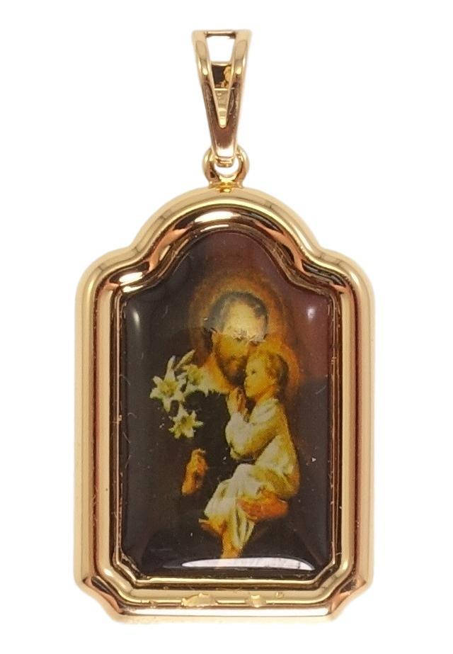 

Кулон Xuping Позолота 18K "Цветная Ладанка Святой Иосиф"