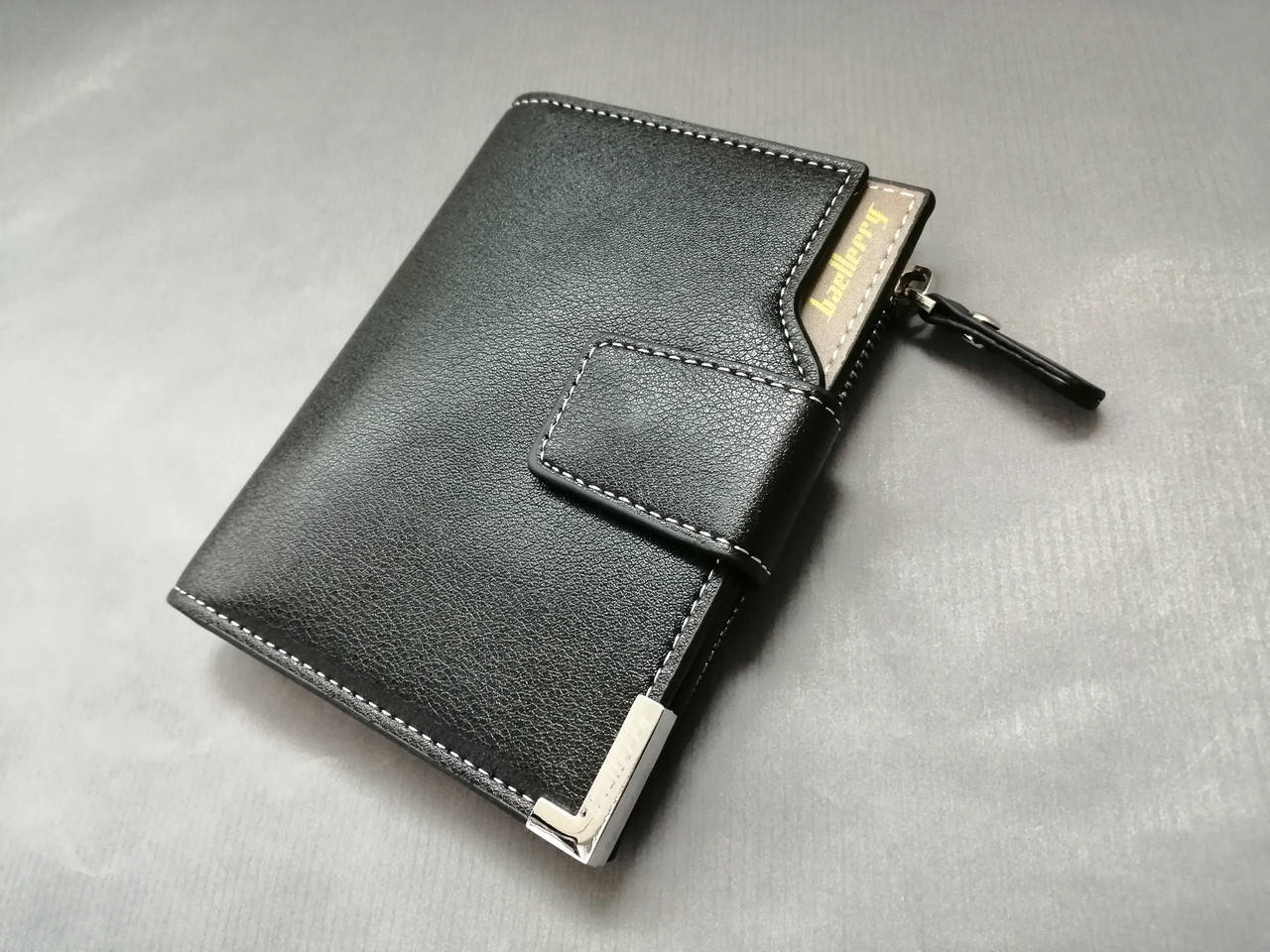 

Мужской кошелек Baellerry D1282 Черный мужское портмоне бумажник