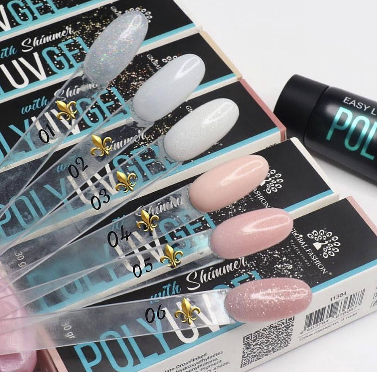 

Полигель ( акригель) с шиммером Global Fashion 05, 30ml