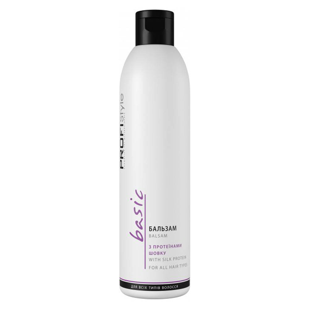

Бальзам для волос Протеины шелка PROFIStyle Basic Balsam 250 мл (4820003290422)