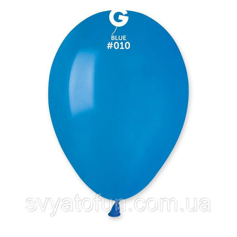 

Латексные воздушные шарики 8" пастель 10 синий 100шт/уп Gemar