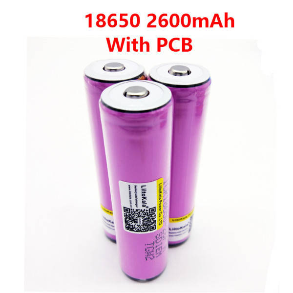 

Высокотоковый аккумулятор 18650 Liitokala ICR18650-26F M 2600 mAh
