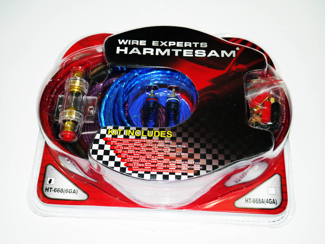 

Набор проводов для усилителя / сабвуфера HT-668 (6GA)