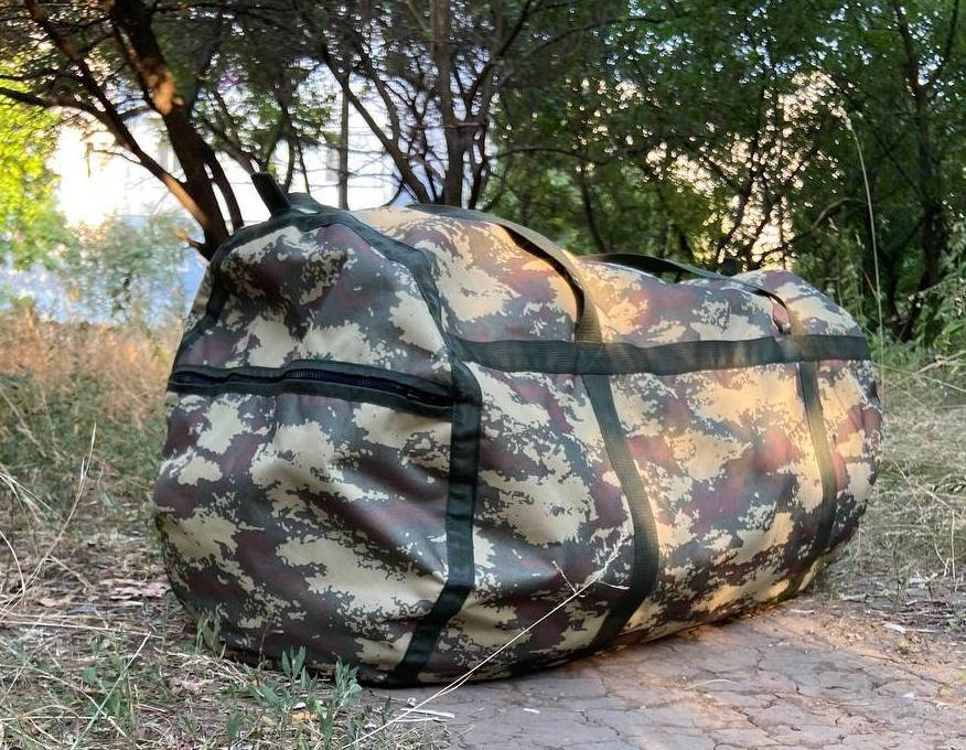 

Вместительный баул 130 л, большая сумка, транспортный вещевой мешок (вещмешок, мешок), легкий чемодан, Разные цвета