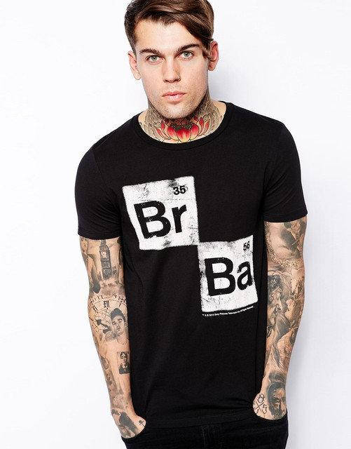 

Футболка с принтом Br Ba Breacing the Bad