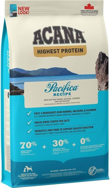 

Сухой корм для собак Acana Pacifica dog с рыбой 11.4 кг для всех пород и возрастов