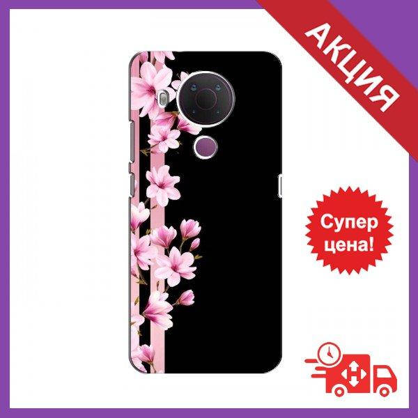 

Силиконовый чехол для Нокиа / Чехол с изображением на Nokia 5.4 / Силиконовый бампер на Nokia 5.4 (Розы на