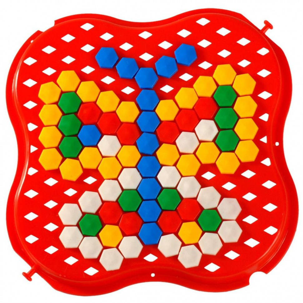

Игрушка развивающая "Мозаика" мини 39112 (Красный), World-of-Toys