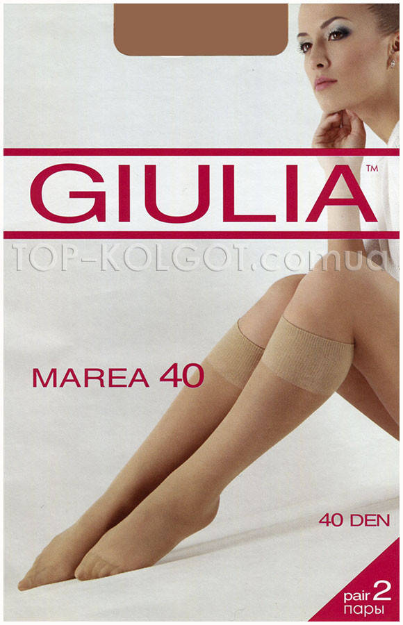 

Женские шелковистые гольфы 40 ден GIULIA Marea 40 (2 пары) VISONE (телесный)