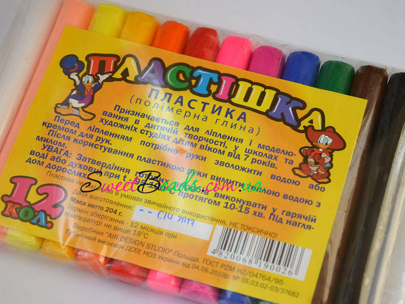 

Набор Пластишка, 12 цветов