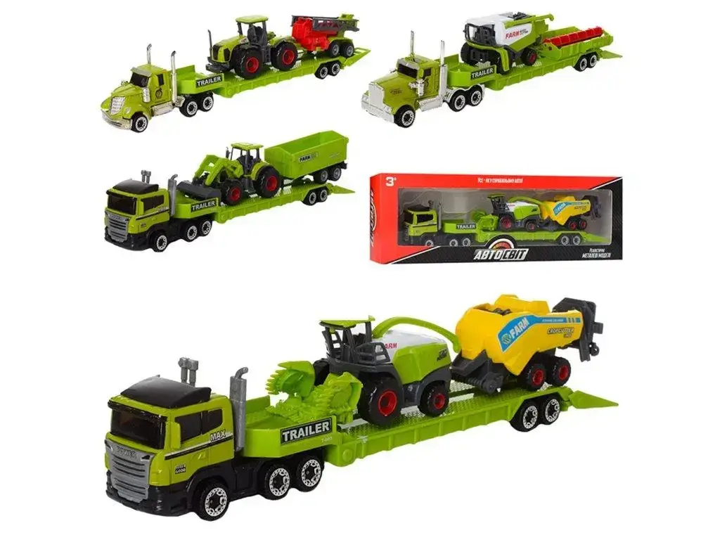 

Набір машинок метал., "Автосвіт" Транспорт 26 см, AS-1973