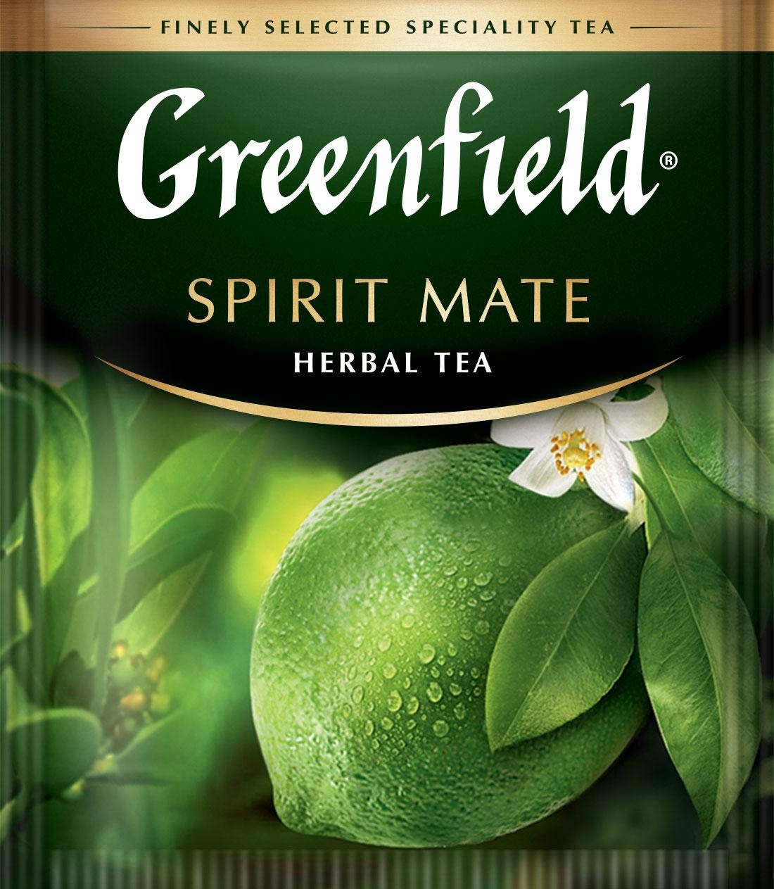 

Чай Гринфилд травяной с лаймом и грейпфрутом Spirit Mate 100 пакетиков ХоРеКа
