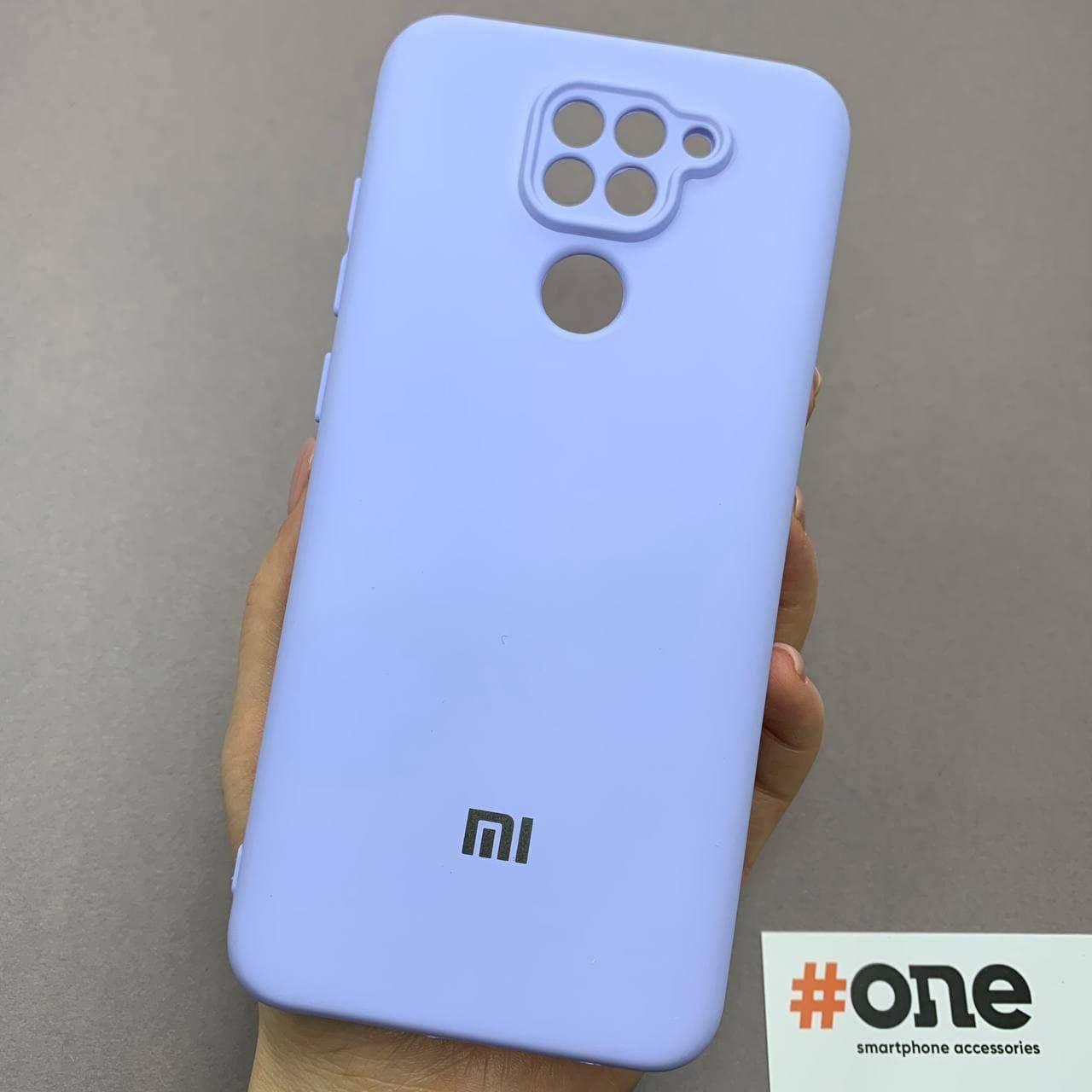 

Чехол для Xiaomi Redmi Note 9 с микрофиброй с защитой для камеры чехол на телефон сяоми нот 9 сиреневый CMR