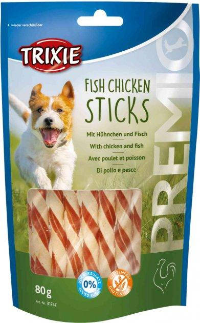 

Лакомство для собак Trixie Premio Fish Chicken Sticks курица/рыба 80 г арт.31747