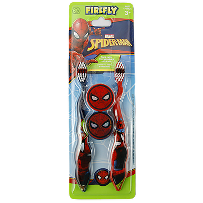 

Зубна щітка дитяча Cпайдермен +футляр Firefly spidermen 2szt 6шт/ящ (Код : 00-00011444)