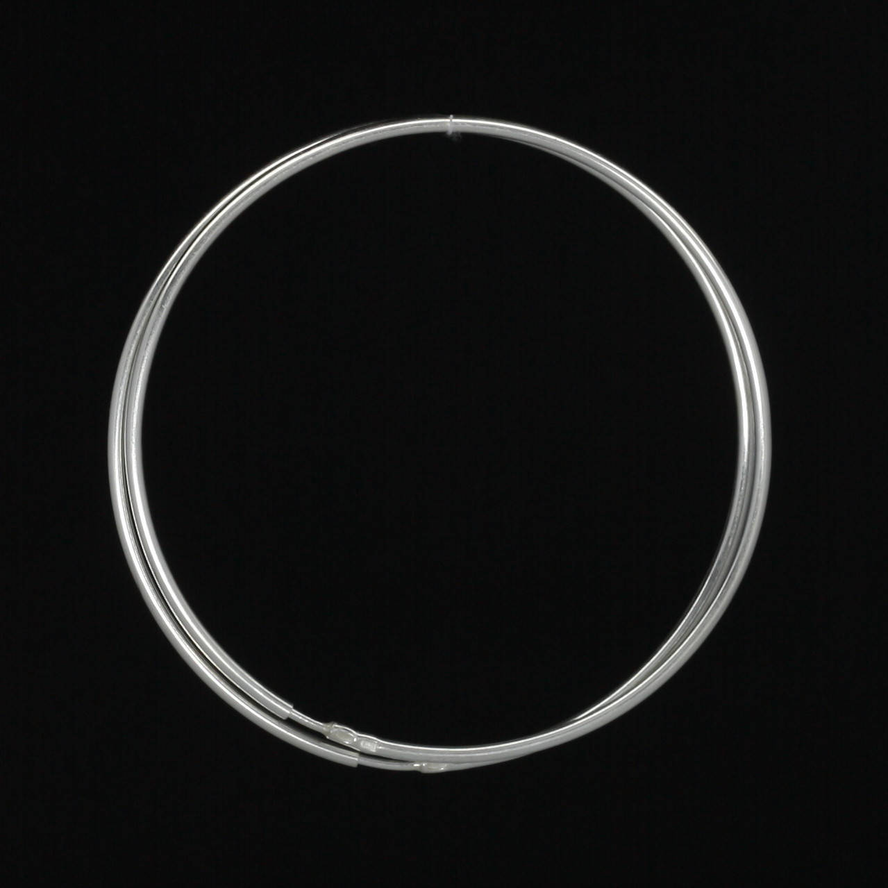 

Серьги серебряные "Конго" 3.5 см шарнирные