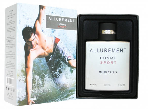 

Туалетная вода мужская Christian Allurement homme Sport 100ml