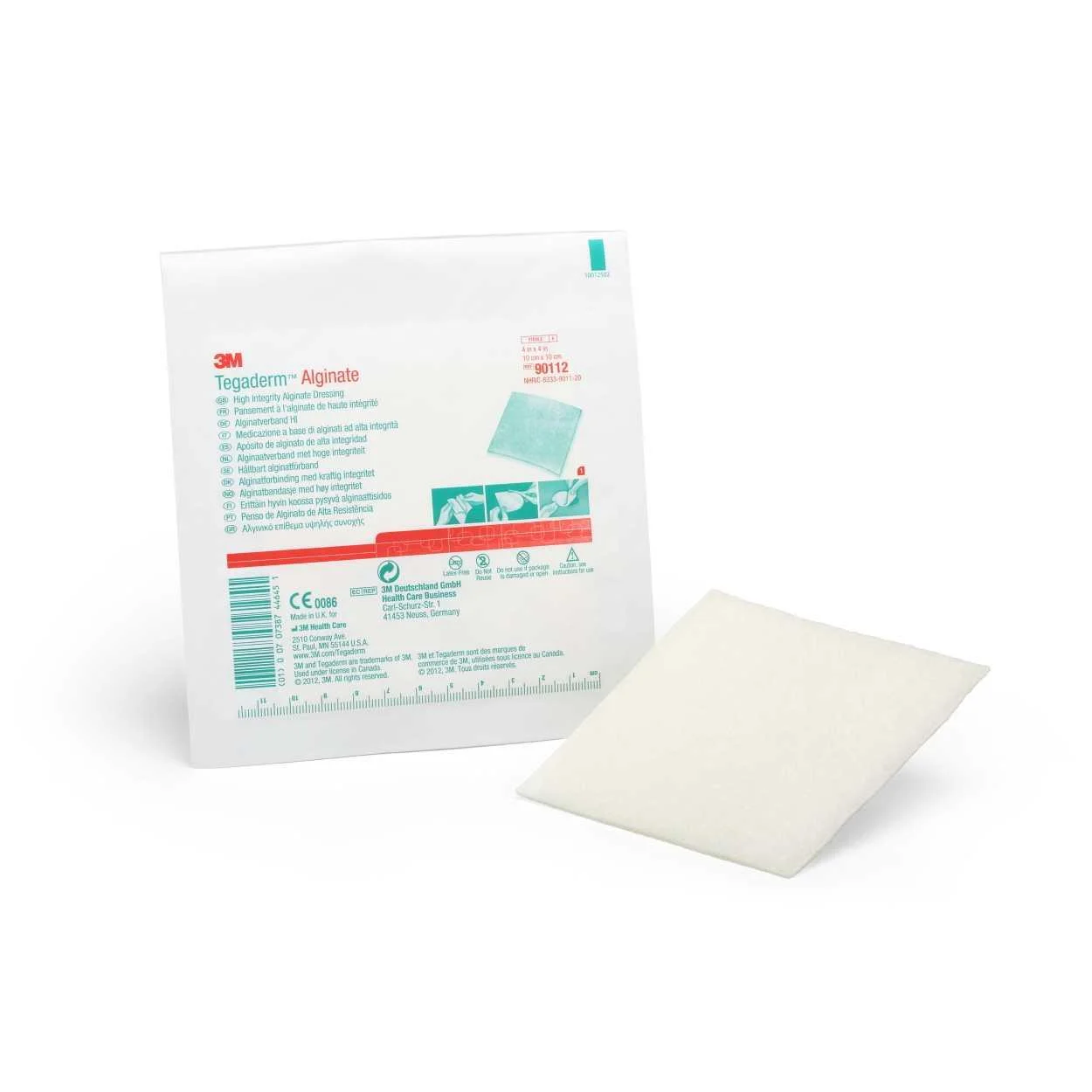 

Tegaderm Alginate 10x10см - Высокопрочная альгинатная повязка