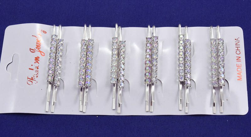 

Невидимки серебристые с камешками хамелеон 6 см