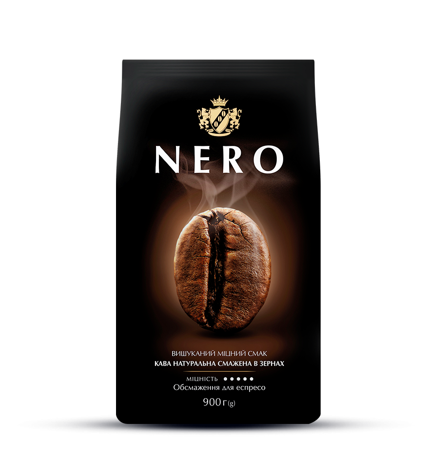 

Кава в зернах Ambassador Nero, пакет 900г