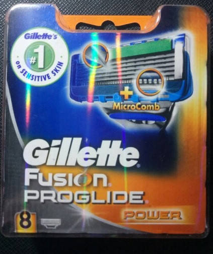 

Сменные кассеты Gillette Fusion ProGlide Power - 8 шт (Оригинал)