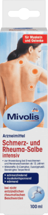 

Mivolis Schmerz und Rheuma-Salbe intensiv 100 ml - Мазь от боли спины и ревматизма