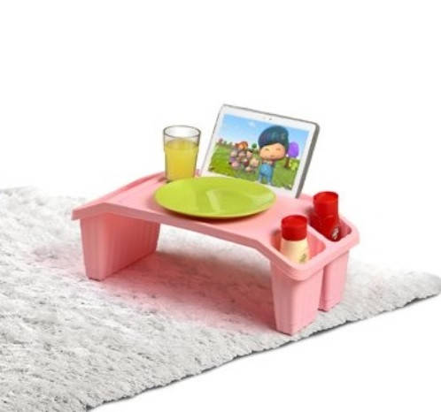 

Стол-органайзер детский пластиковый универсальный. Персиковый