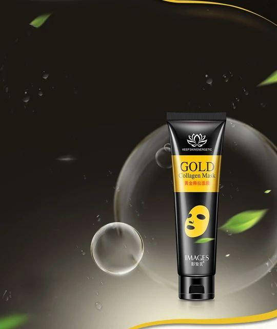 

1046 - Золотая маска пленка с коллагеном IMAGES Gold Collagen Mask (60г)