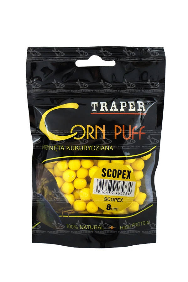 

Вулканизированная кукуруза Traper Corn Puff 8мм 20г Скопекс "Оригинал"