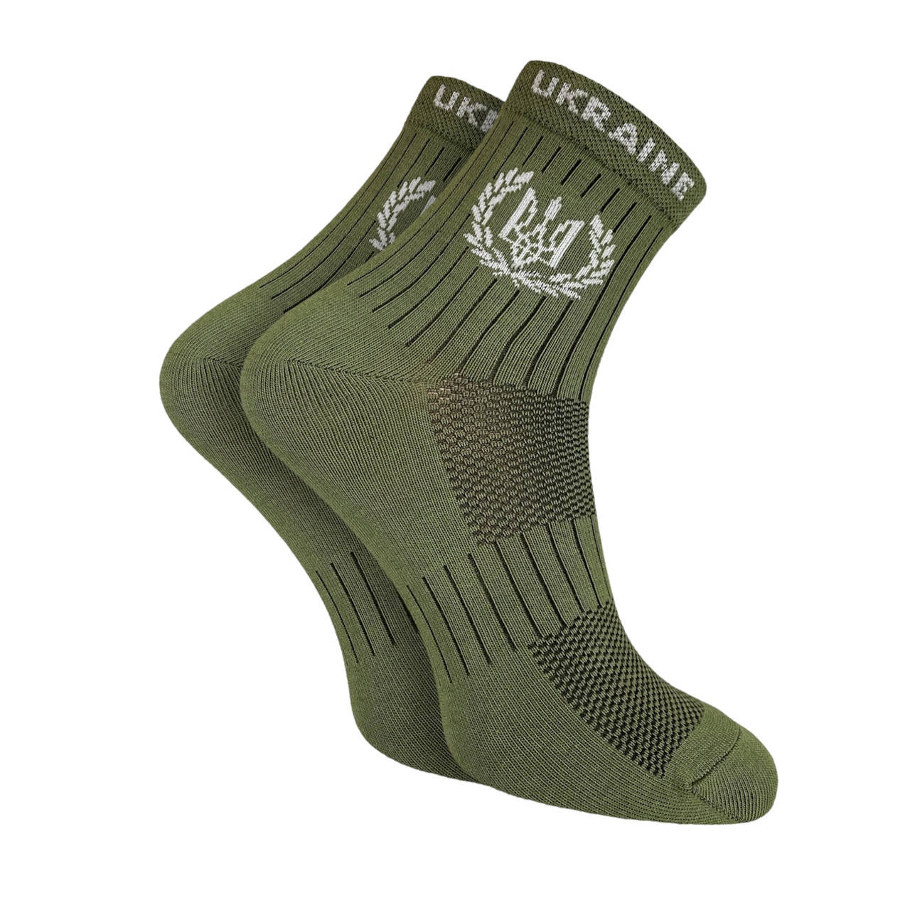 

Мужские носки средние сетка герб T-G Socks Хаки, 27 / L / 41-43