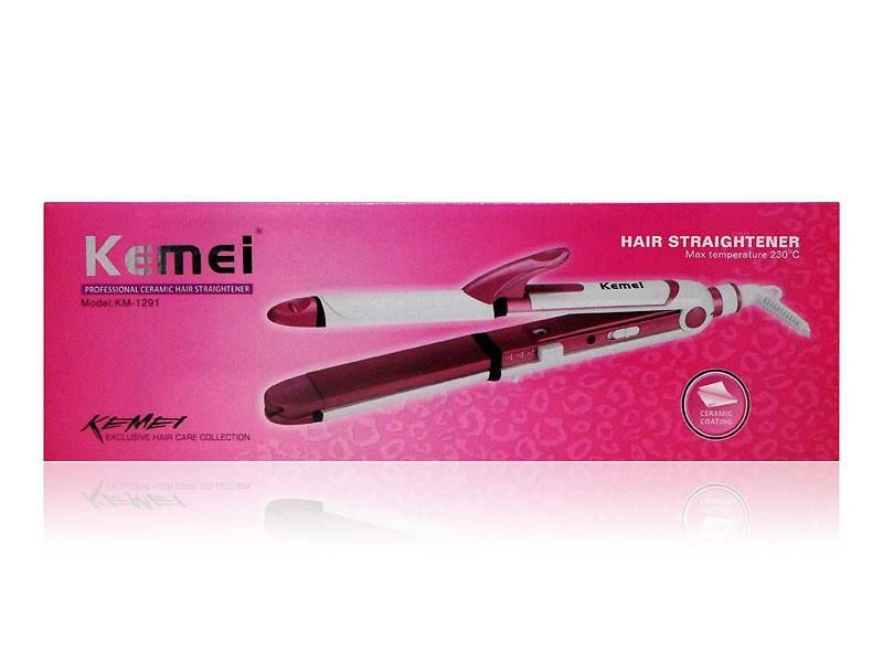 

Утюжок для волос плойка Kemei ZFQ-KM-1291 40шт 9201