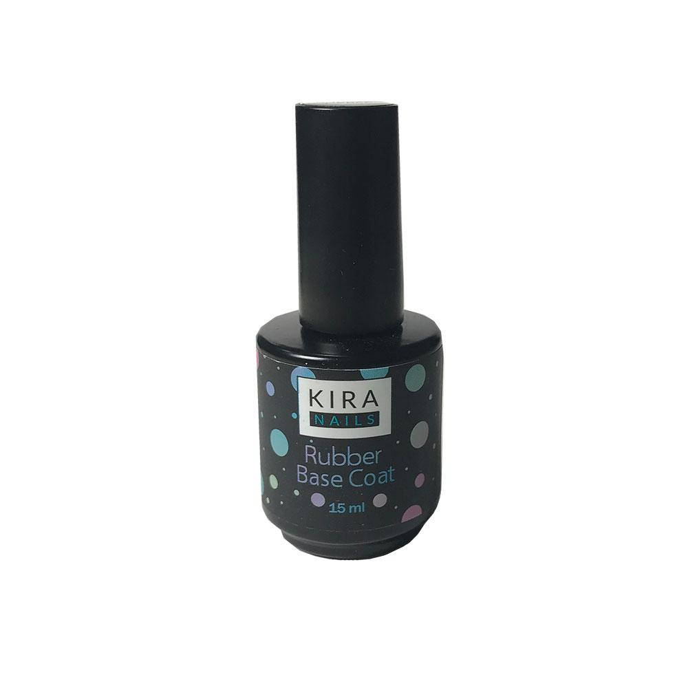 

Kira Rubber Base Coat 15 мл - каучуковое, базовое покрытие, закрепитель