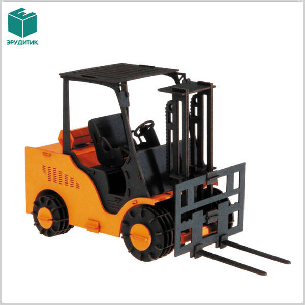

Картонная 3D модель Вилочный погрузчик Forklift Fridolin