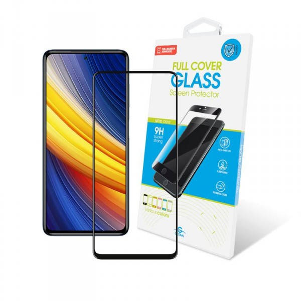 

Защитное стекло Global для Xiaomi Poco X3 Pro Full Glue Black (1283126511875), Черный