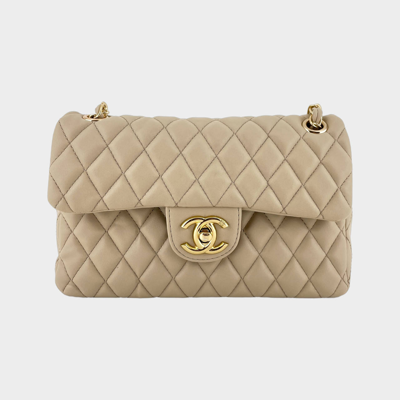 

Сумка женская Chanel 25 Beige (Бежевый)