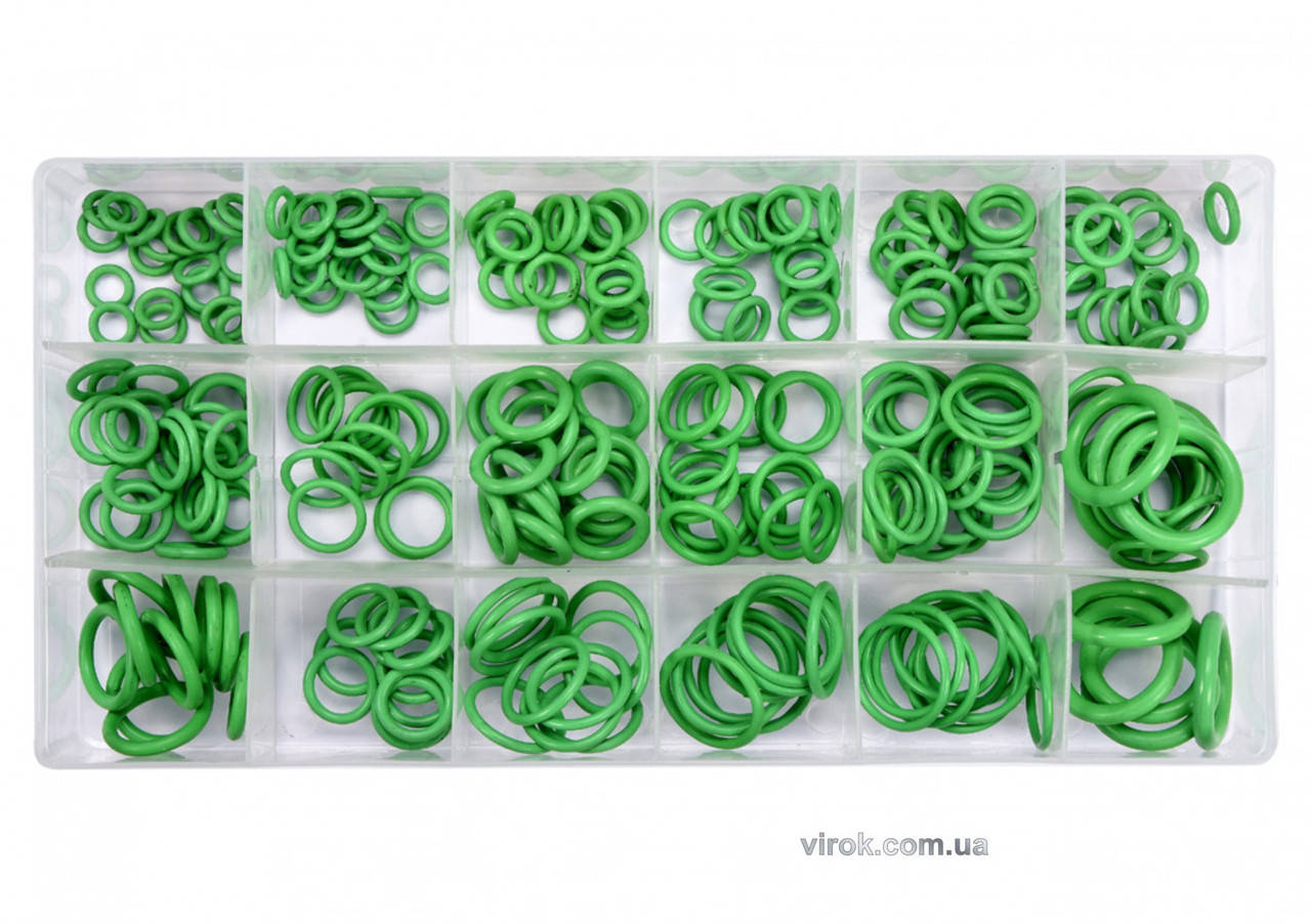 

Кільця ущілювальні YATO з акрилонітрил. каучука різних розмірів 270 шт YT-06879