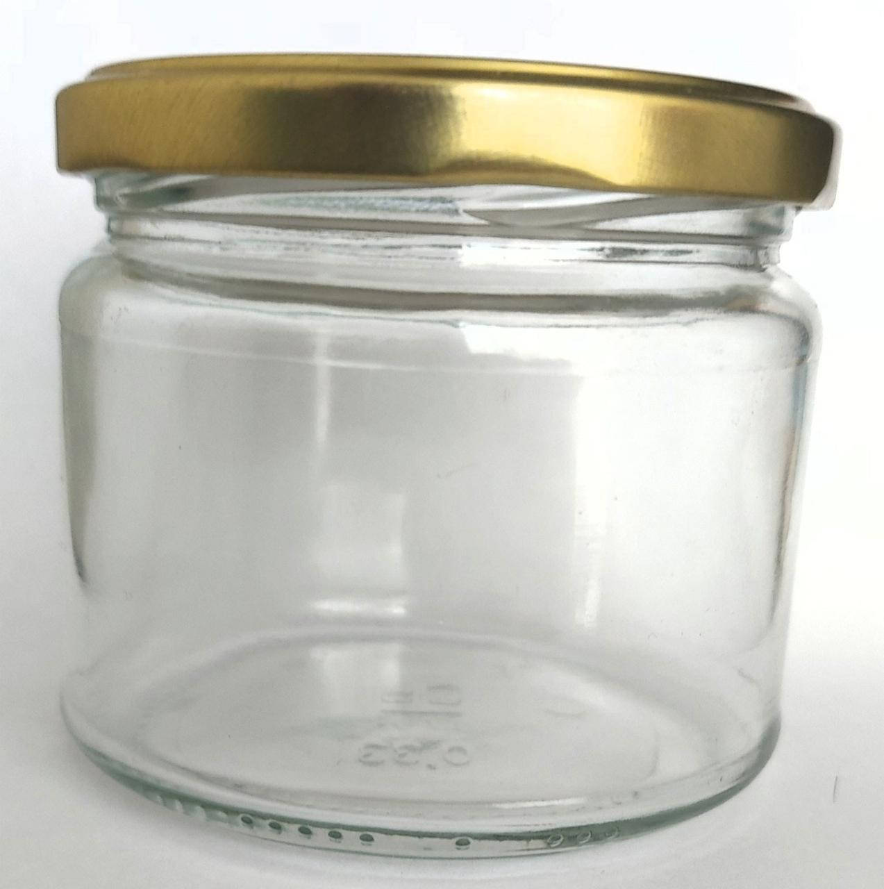 

Банка с закручивающейся крышкой 330 мл