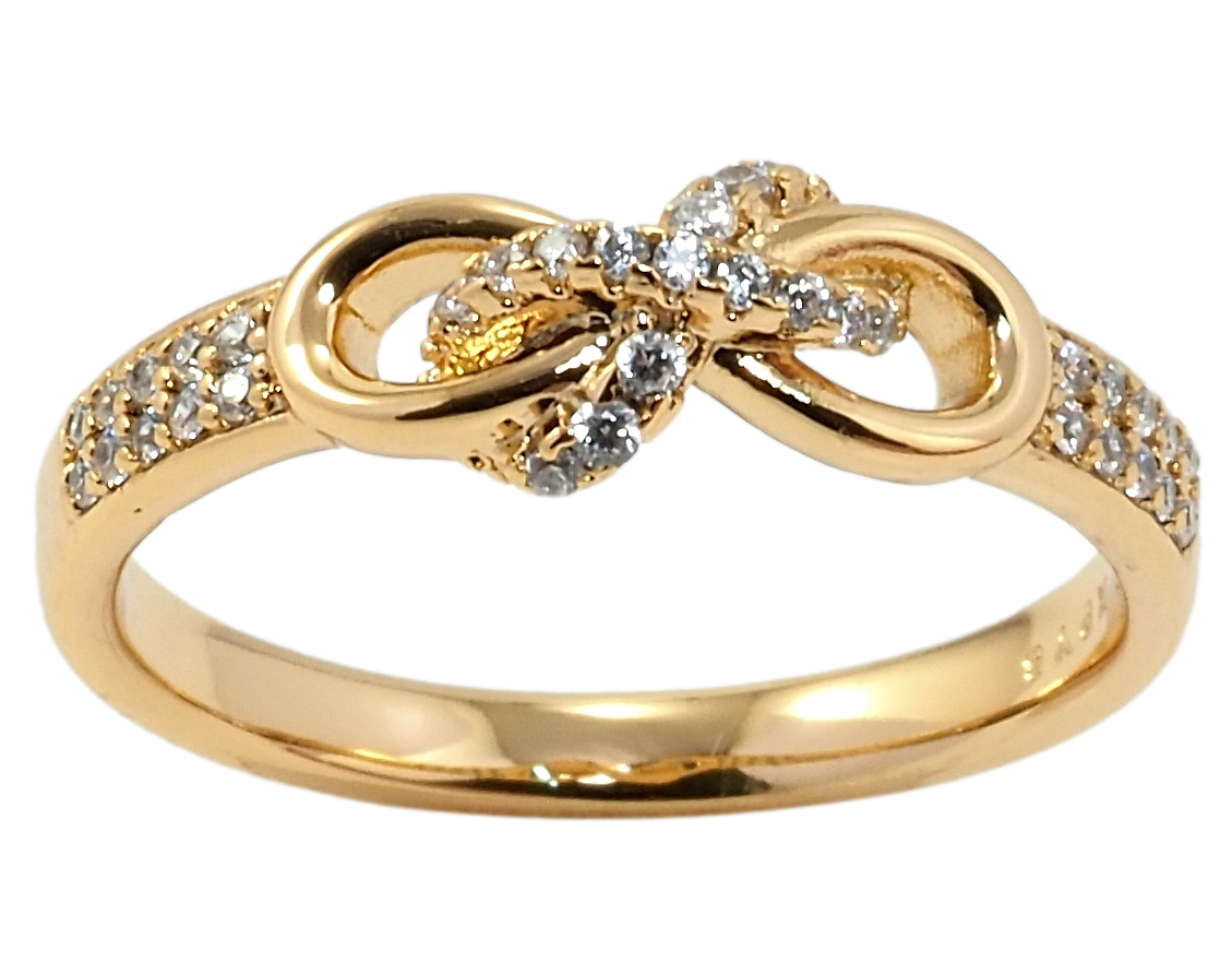 

Кольцо Xuping Позолота 18K "Узелок" р.17,17.5,18.5,20
