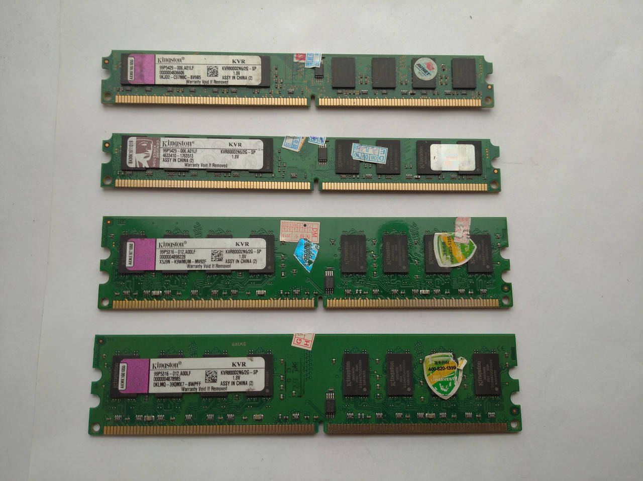 

Оперативная память Kingston 2 GB DDR2 800 MHz б\у