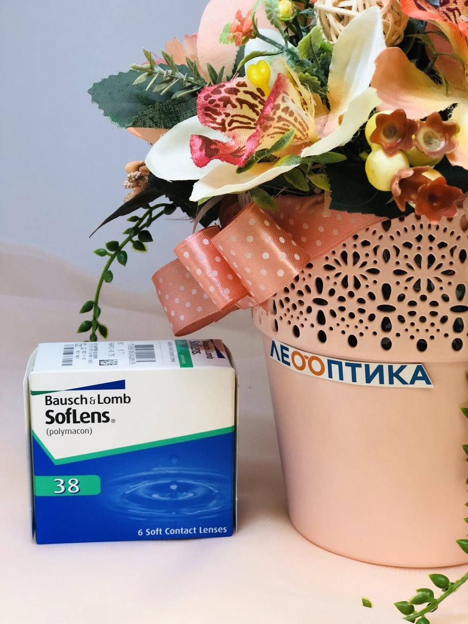 

Контактні лінзи "Bausch & Lomb" SofLens 38 (6 шт.) -4.25
