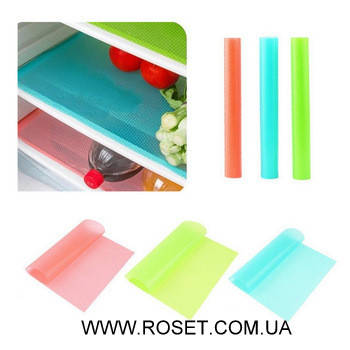 

Антибактериальные силиконовые коврики для холодильника (4 шт)., Разные цвета