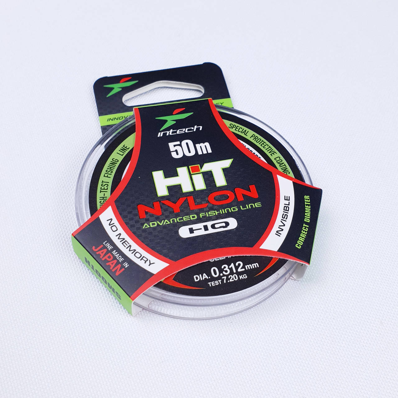 

Нейлоновая флюрокарбоновая леска для поводков Intech Hit 50m 0.355mm, Прозрачный