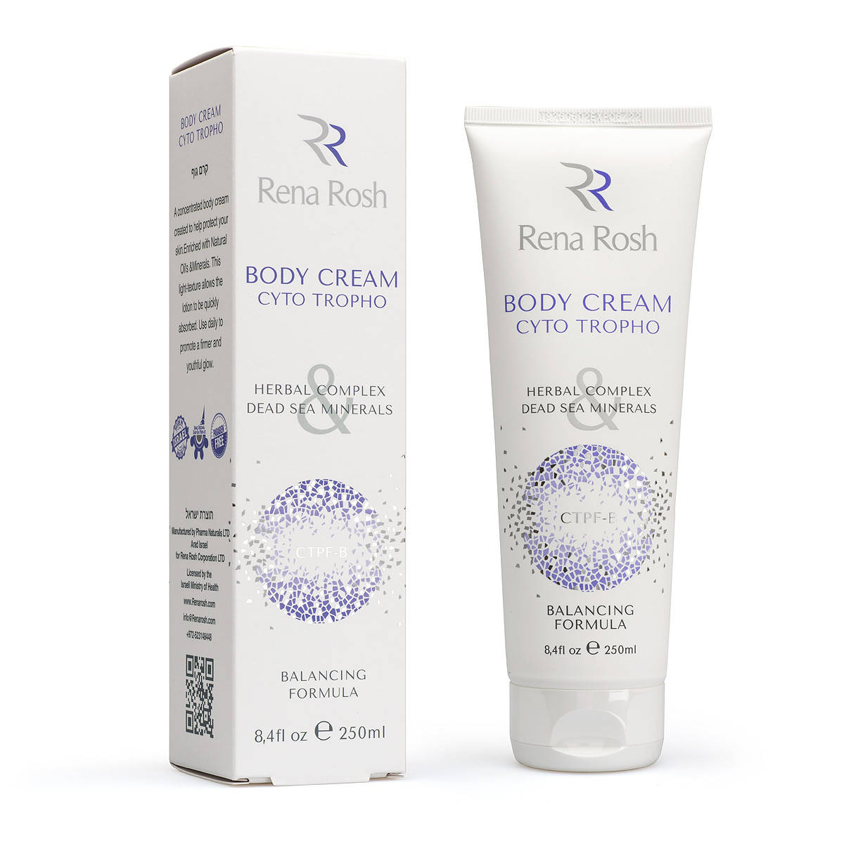 

Крем для тела Rena Rosh Body Cream Cyto Tropho, 250 мл., Израиль