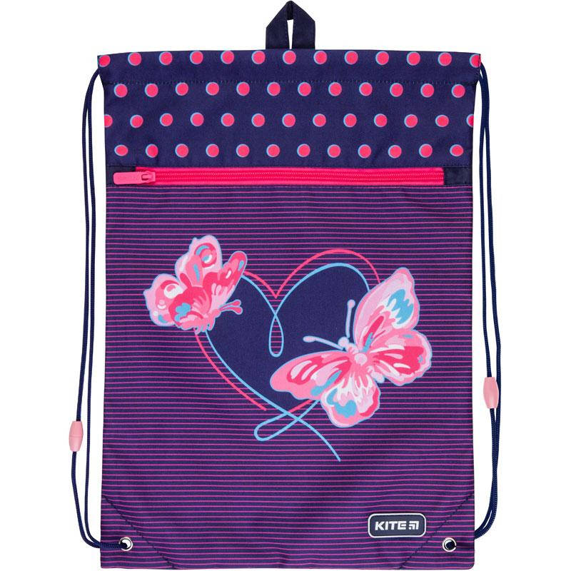 

Сумка для обуви с карманом Kite Education Butterflies K21-601M-3