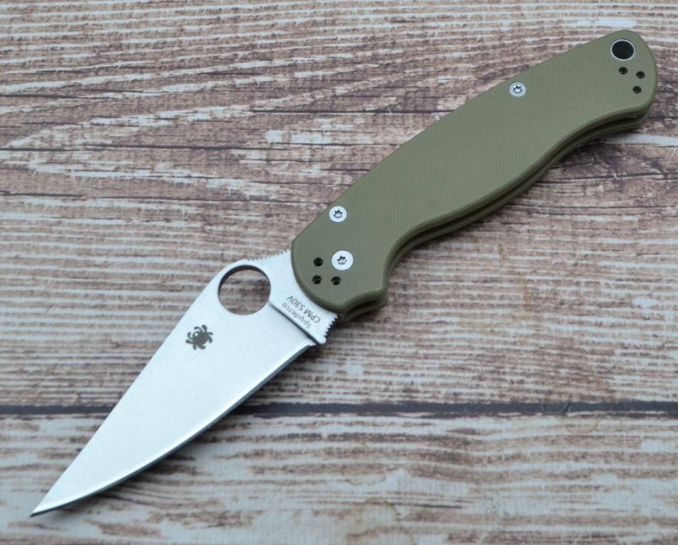 

Нож Spyderco Para-Military Khaki china, Оливковый