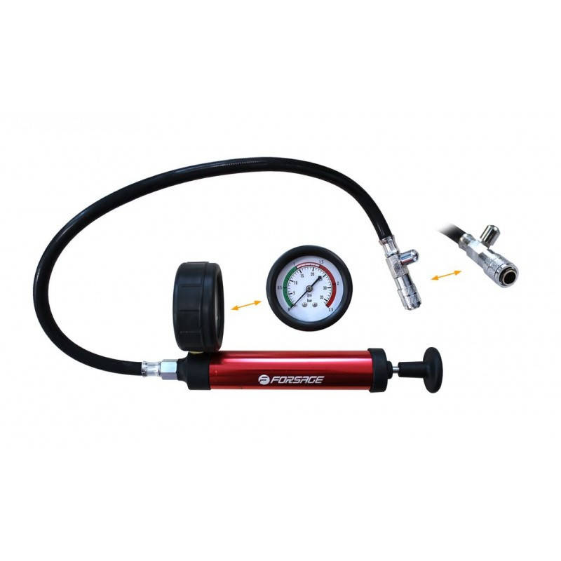 

Насос ручной с манометром для тестирования герметичности систем охлаждения Forsage