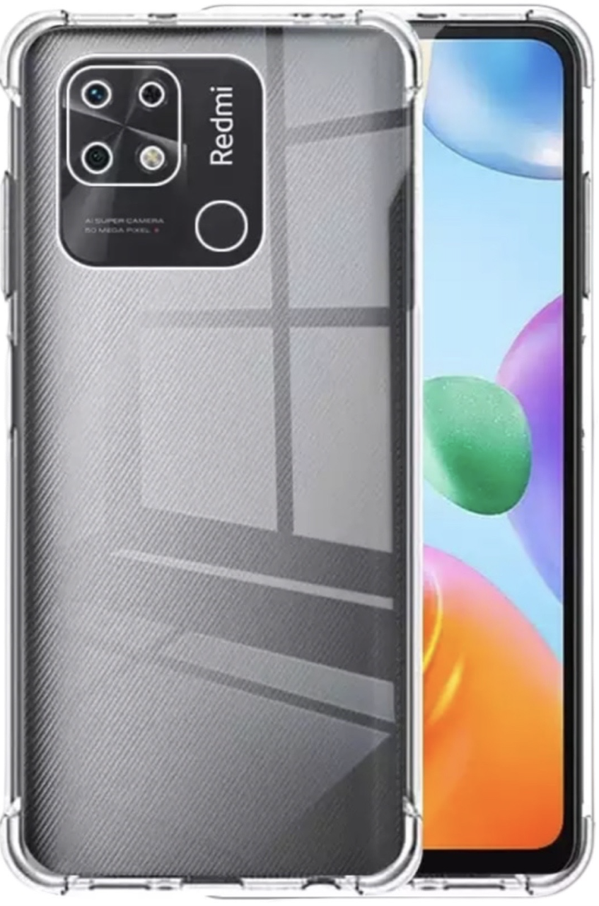 

Чехол WXD противоударный для Xiaomi Redmi 10C (на сяоми 10ц) прозрачный, Разные цвета